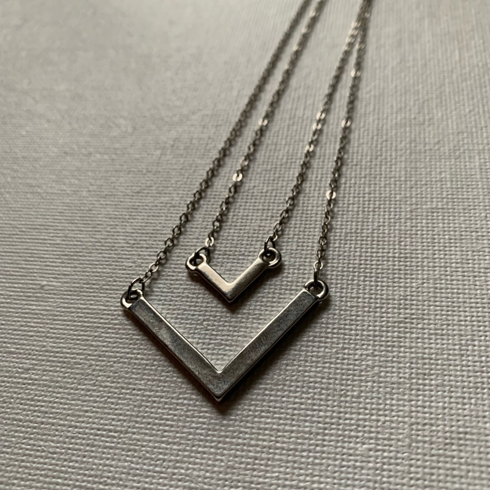Chevron Necklace - Picture 2 of 3